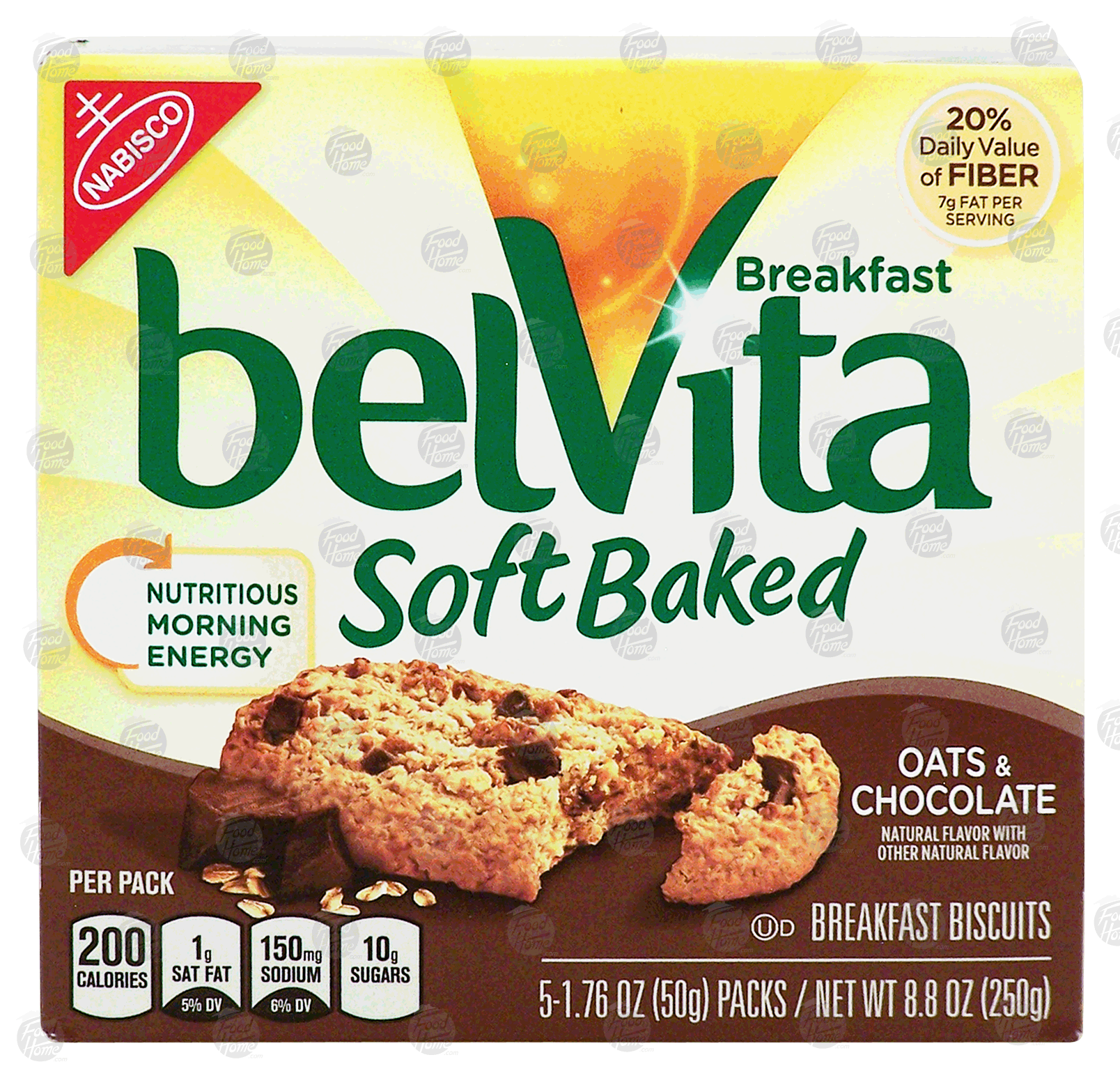 Nabisco Belvita soft baked breakfast biscuits, oats & chocolate, 5 ct Full-Size Picture